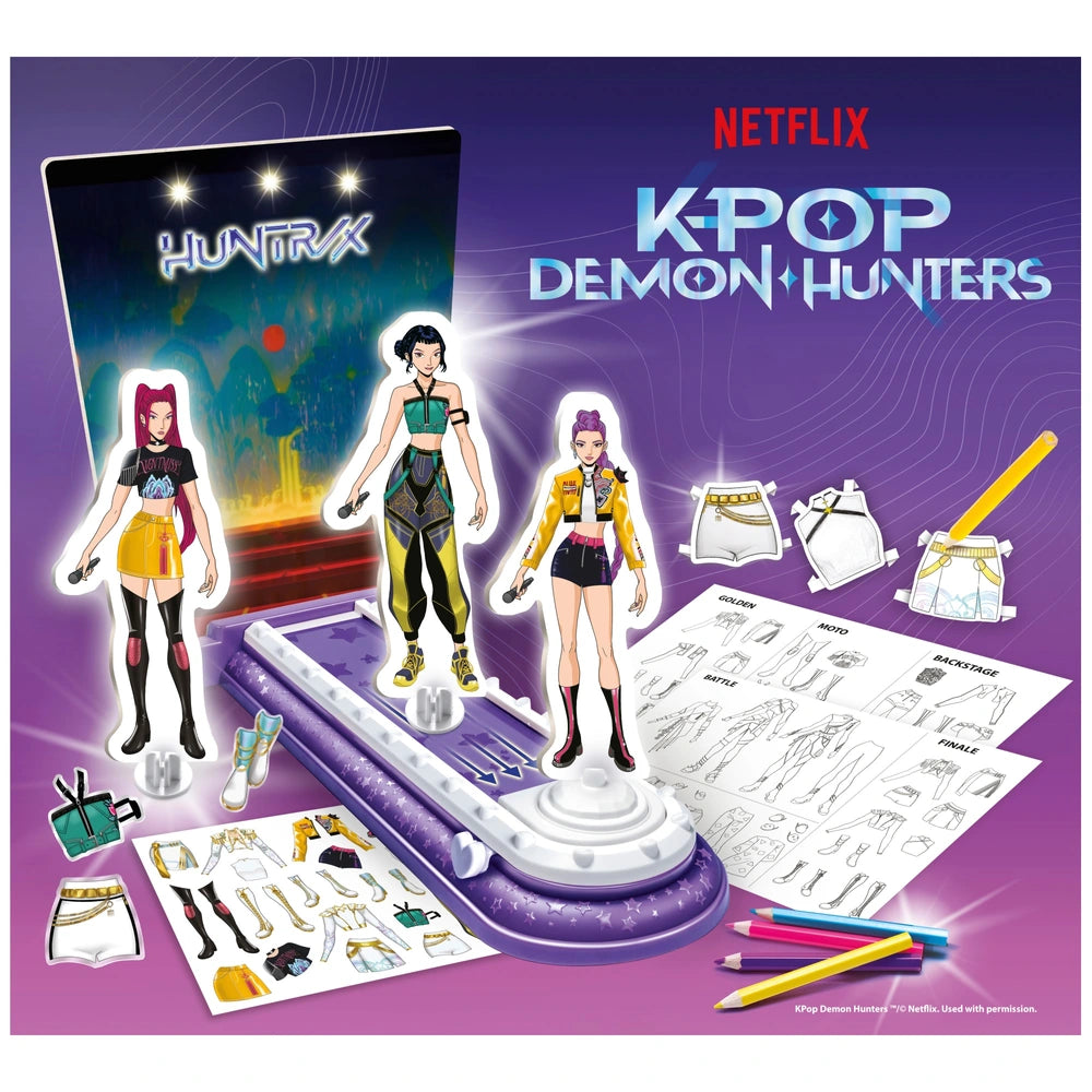 Clementoni Kpop Demon Hunters Dress The Stars Design Kit