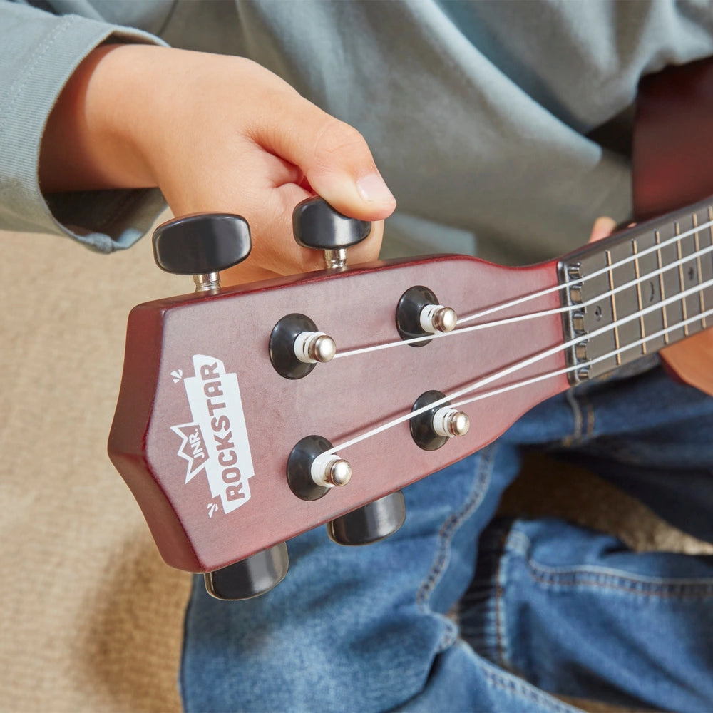 Rockstar Junior Wooden Ukulele Natural