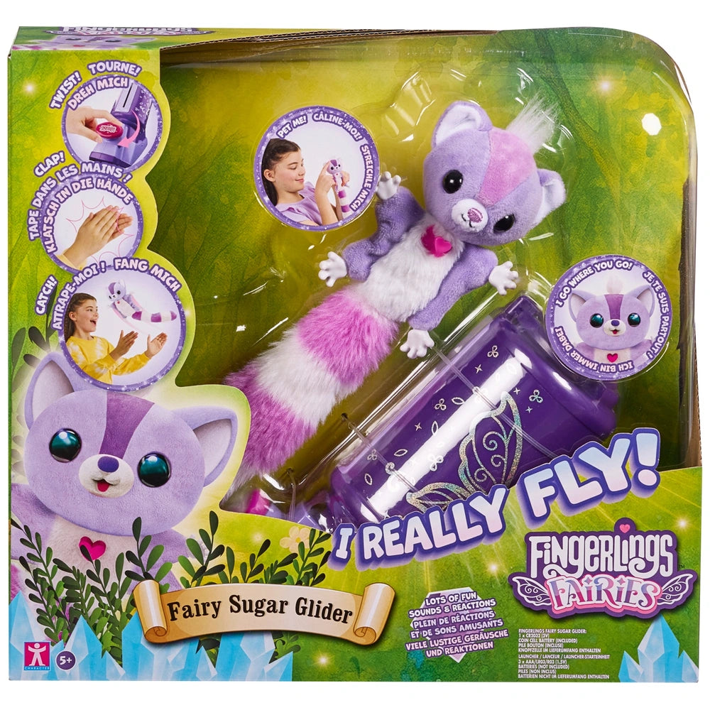 Fingerlings Fairies Fairy Sugar Glider With Launcher