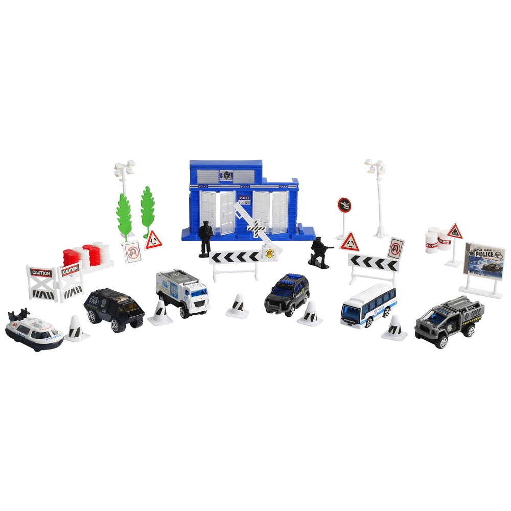 3-In-1 Diecast Vehicle Playset 100 Pieces