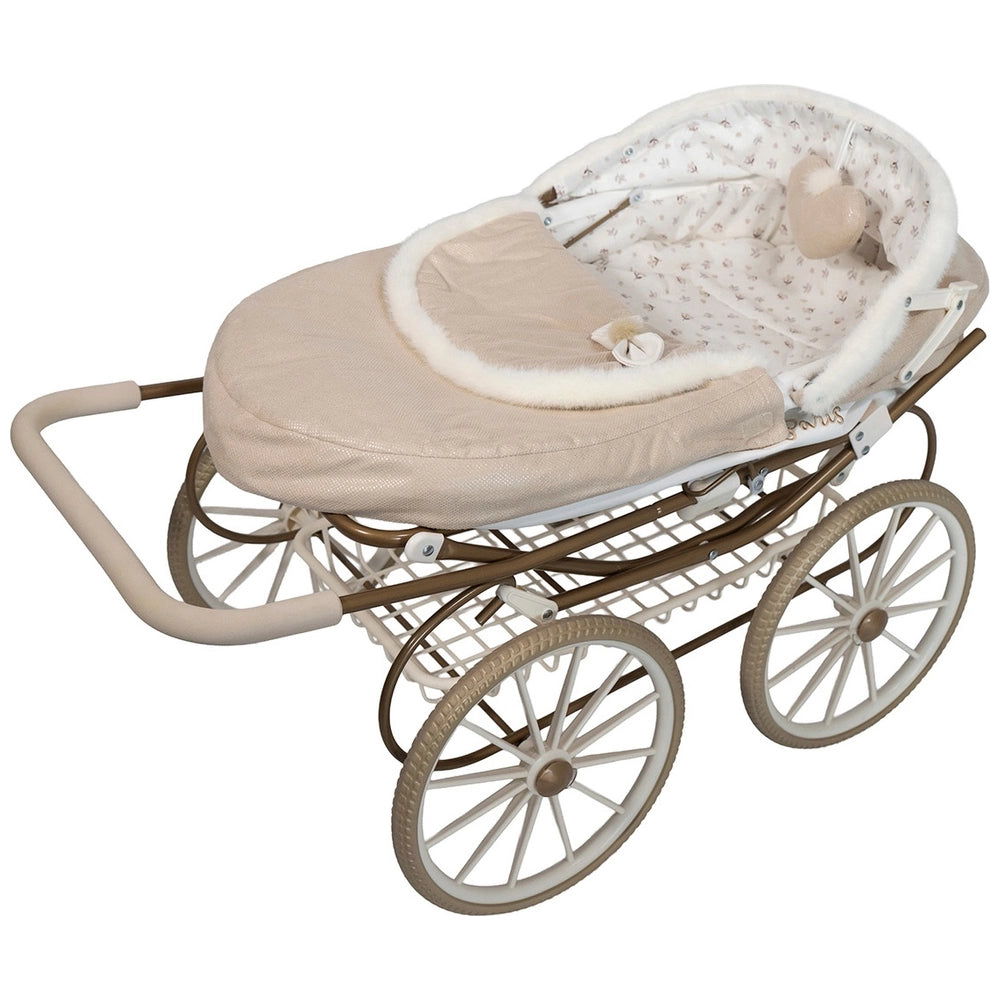Arias Reborn De Paris Doll Carriage Pram