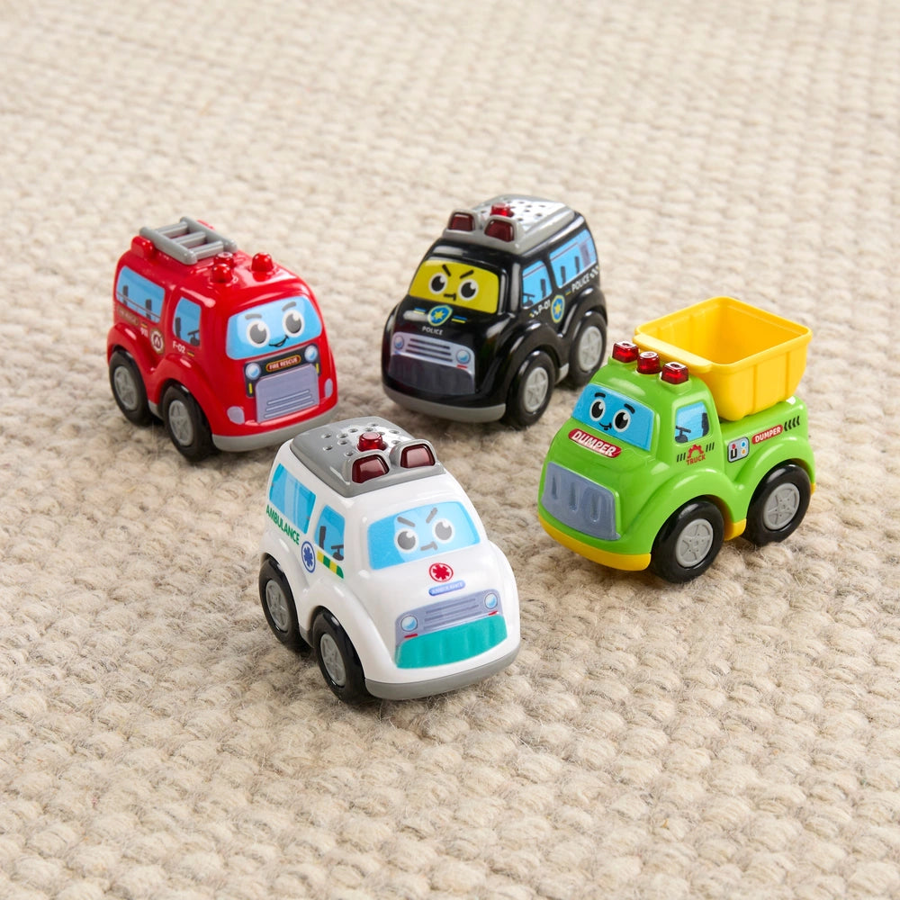 Big Steps My First Rescue Team 4 Pack Car Playset