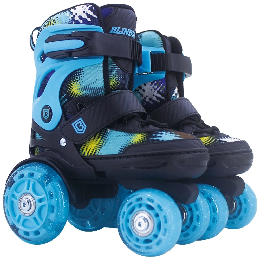 Blindside Roller Skates With Led Wheels Uk Size 9 - 12