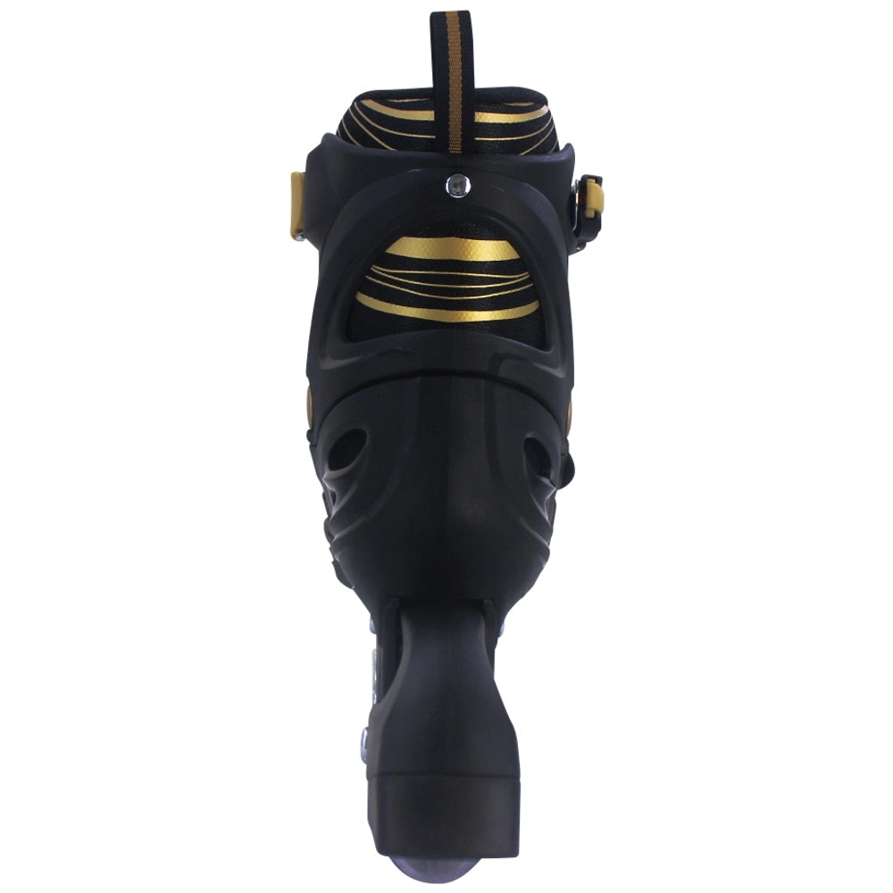 Blindside Inline Skates Black And Gold Uk Size 5 - 7