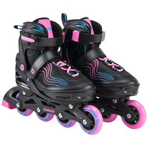Blindside Inline Skates Black And Pink Uk Size 2 - 4