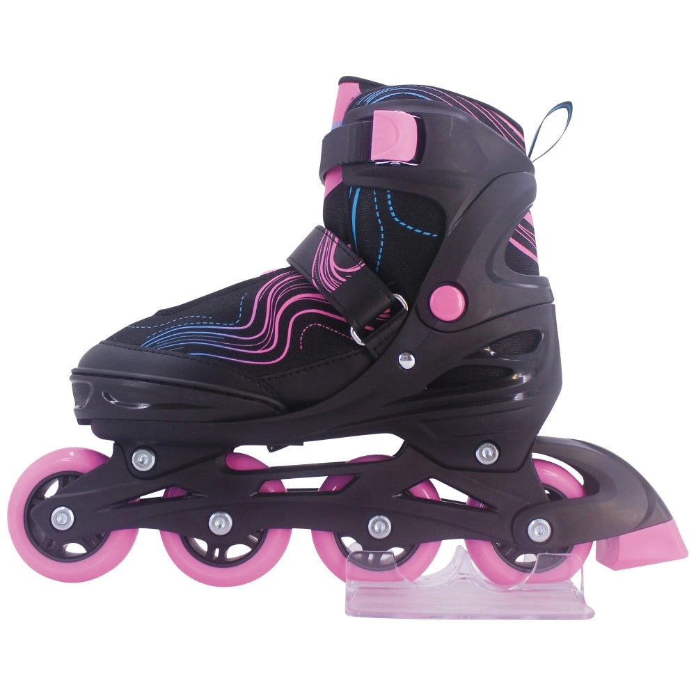 Blindside Inline Skates Black And Pink Uk Size 2 - 4