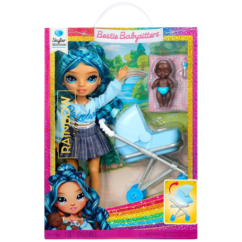 Rainbow High Doll Junior High Babysitters Skyler Bradshaw