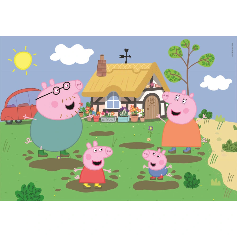 Clementoni Peppa Pig Super Colour Jigsaw Puzzles 6 Pack