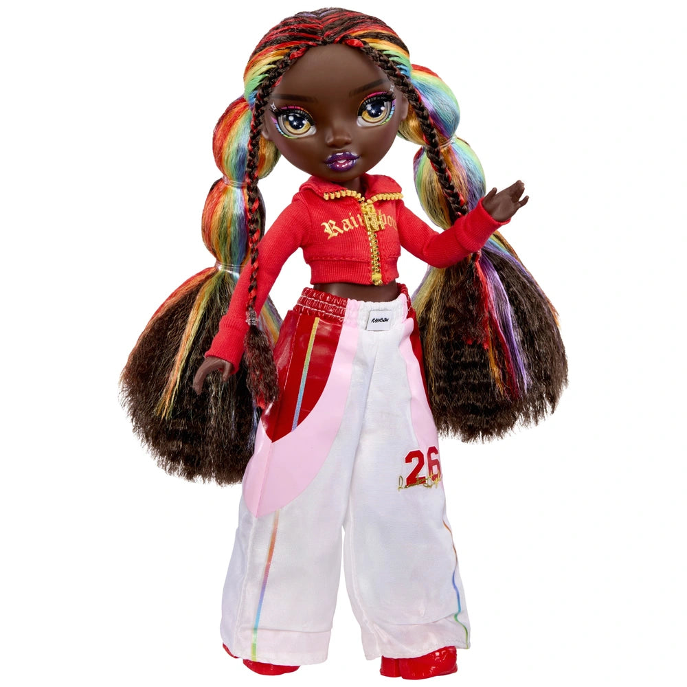 Rainbow High Doll Junior High Babysitters Iris Bow