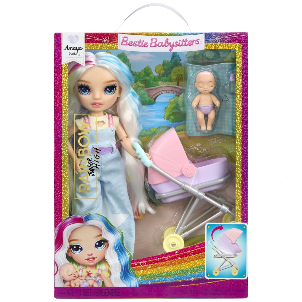 Rainbow High Doll Junior High Babysitters Amaya Raine