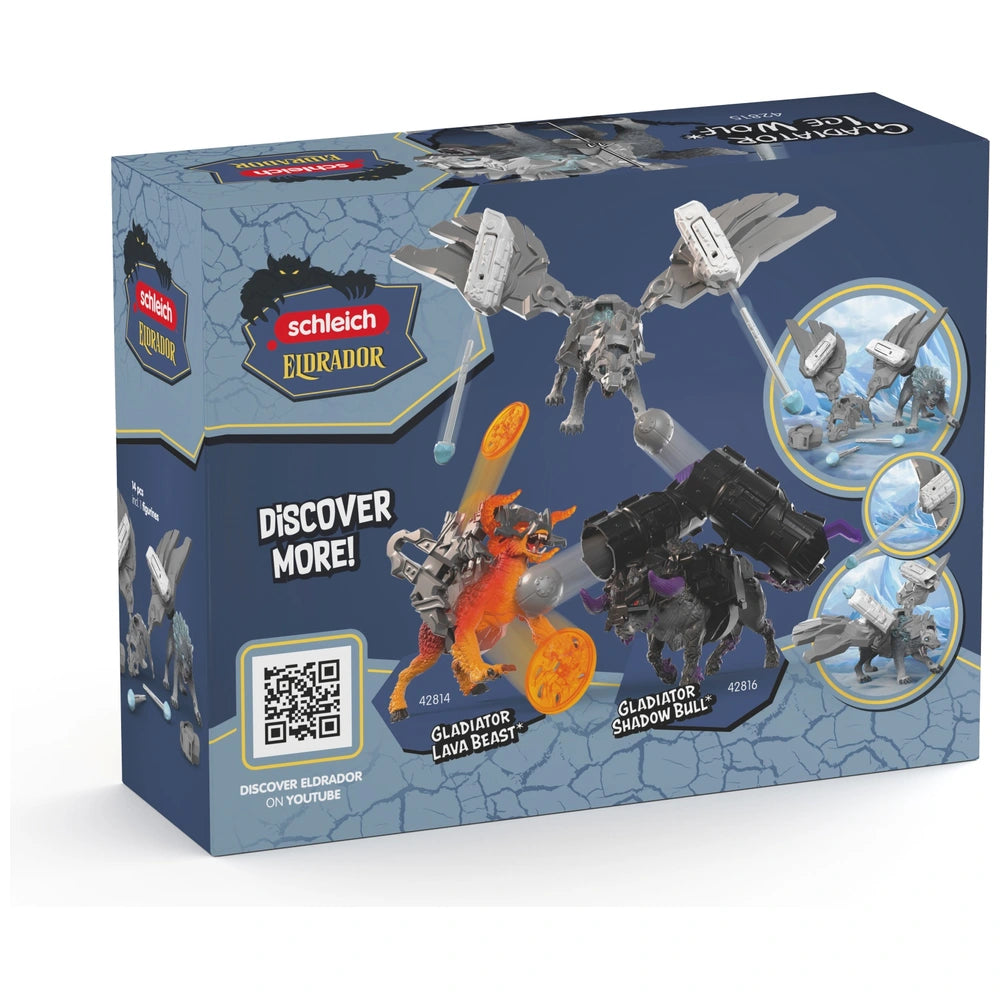 Schleich Eldrador Ice Wolf Gladiator