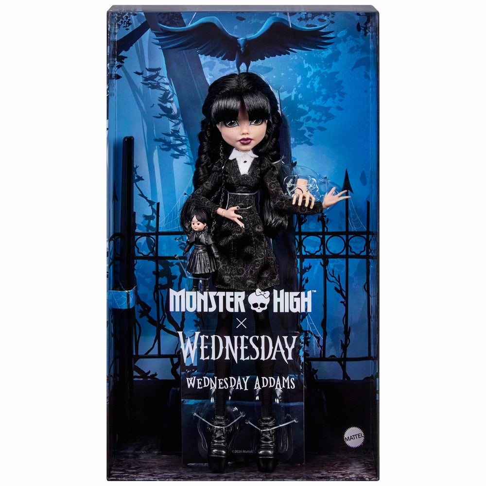 Monster High X Wednesday Doll Wednesday Addams