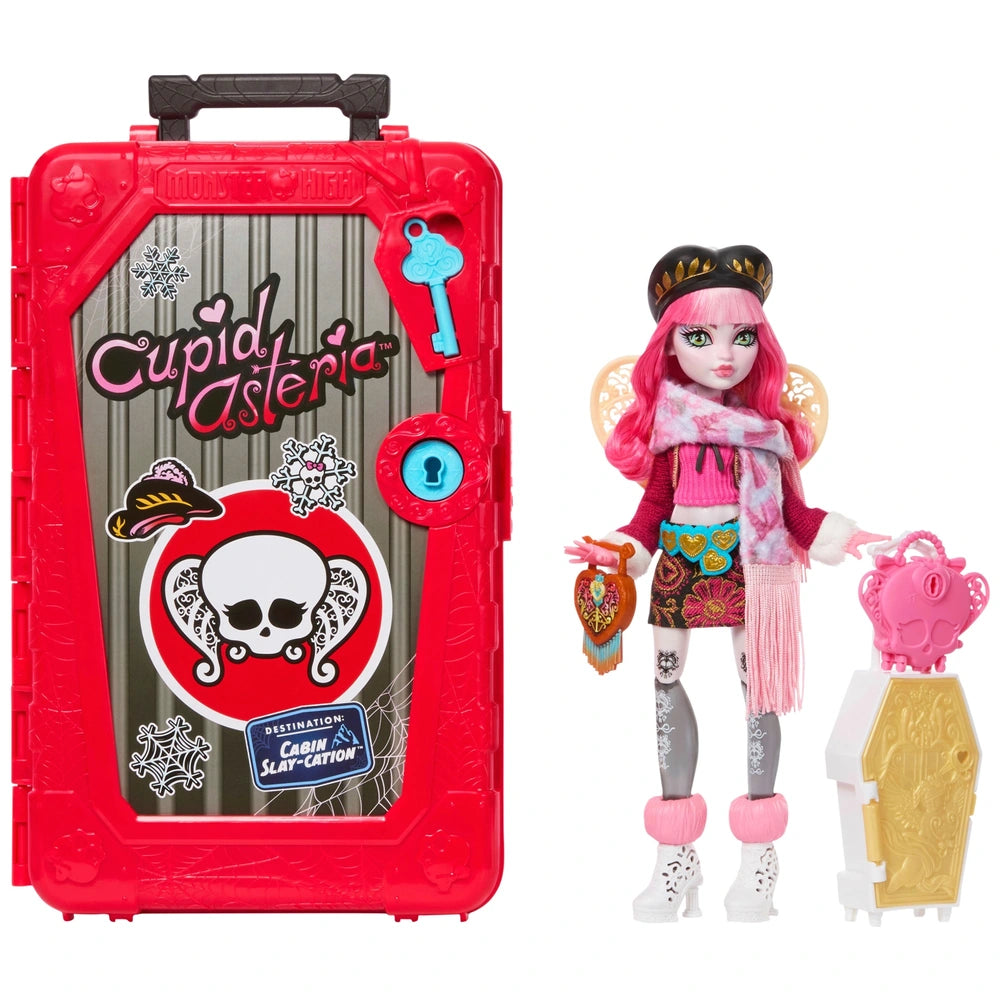 Monster High Skulltimate Secrets: Destination Cabin Slay-Cation Cupid Asteria Doll