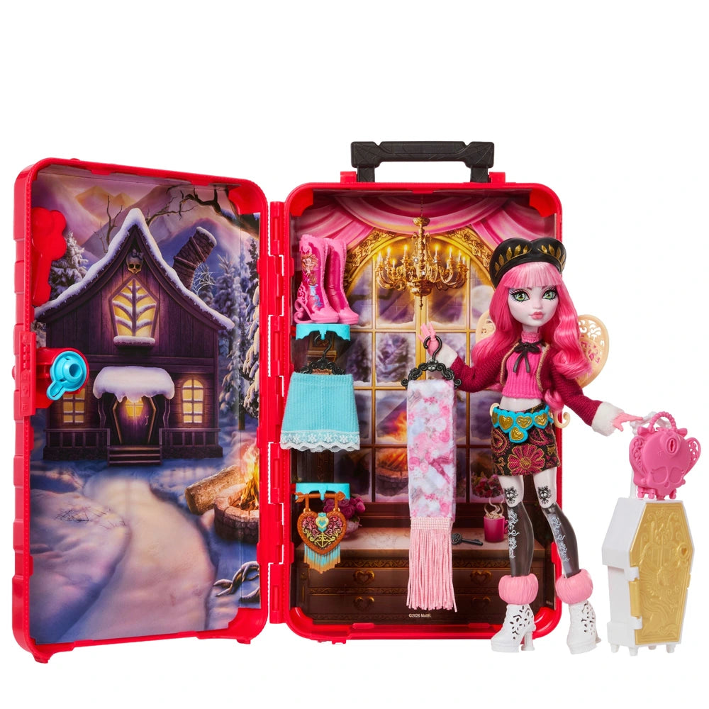 Monster High Skulltimate Secrets: Destination Cabin Slay-Cation Cupid Asteria Doll