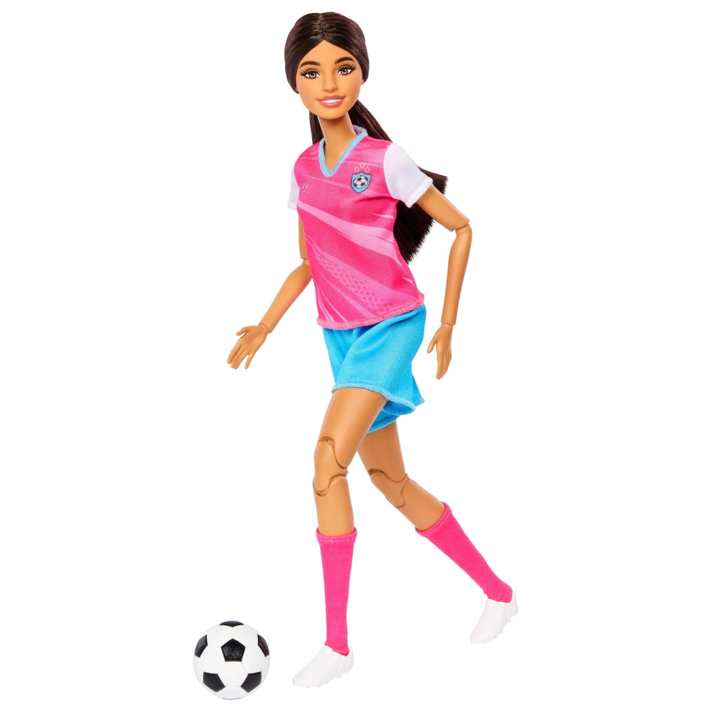 Barbie Team Roll & Reveal Football Player Set