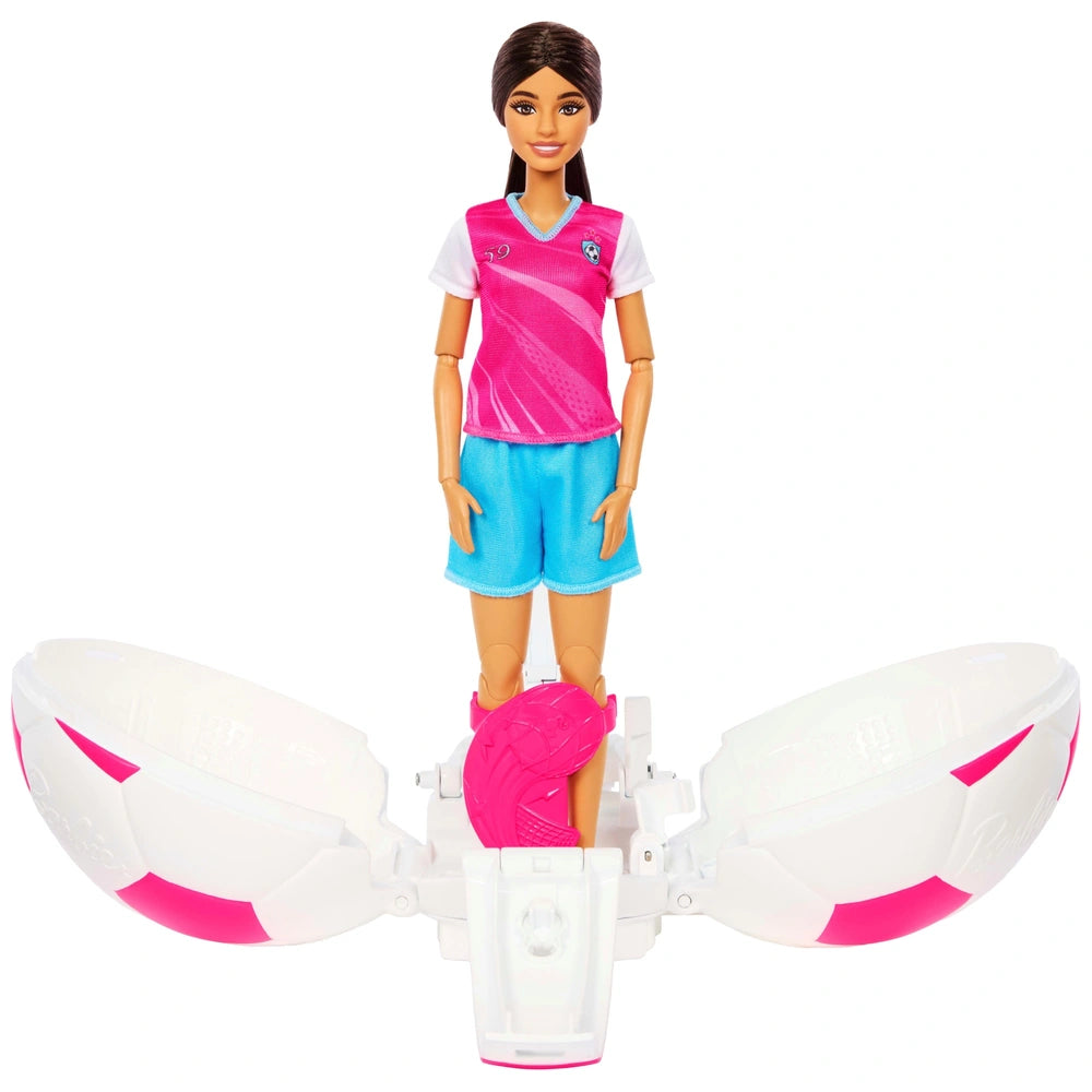 Barbie Team Roll & Reveal Football Player Set