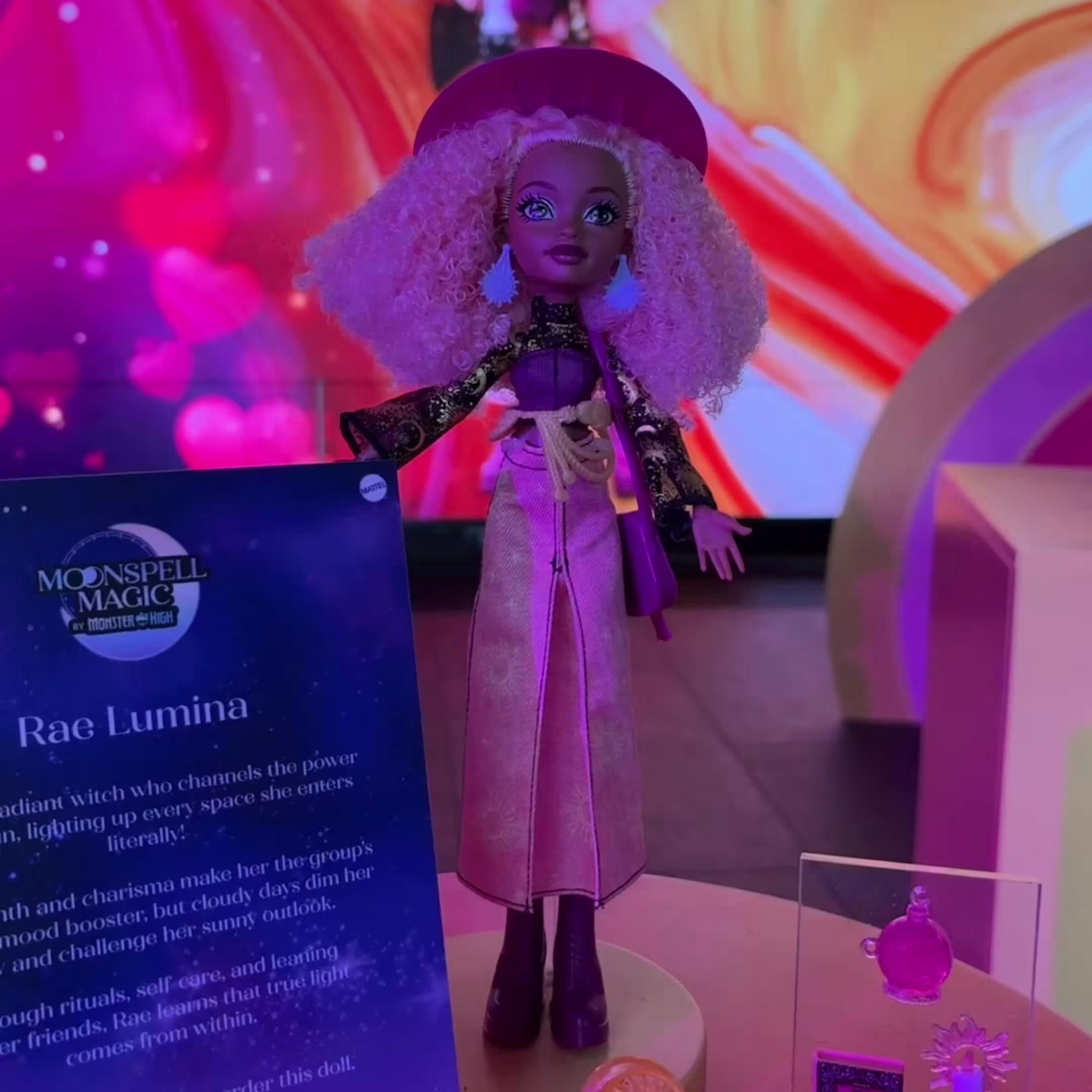 Monster High Moonspell Magic Rae Lumina Doll