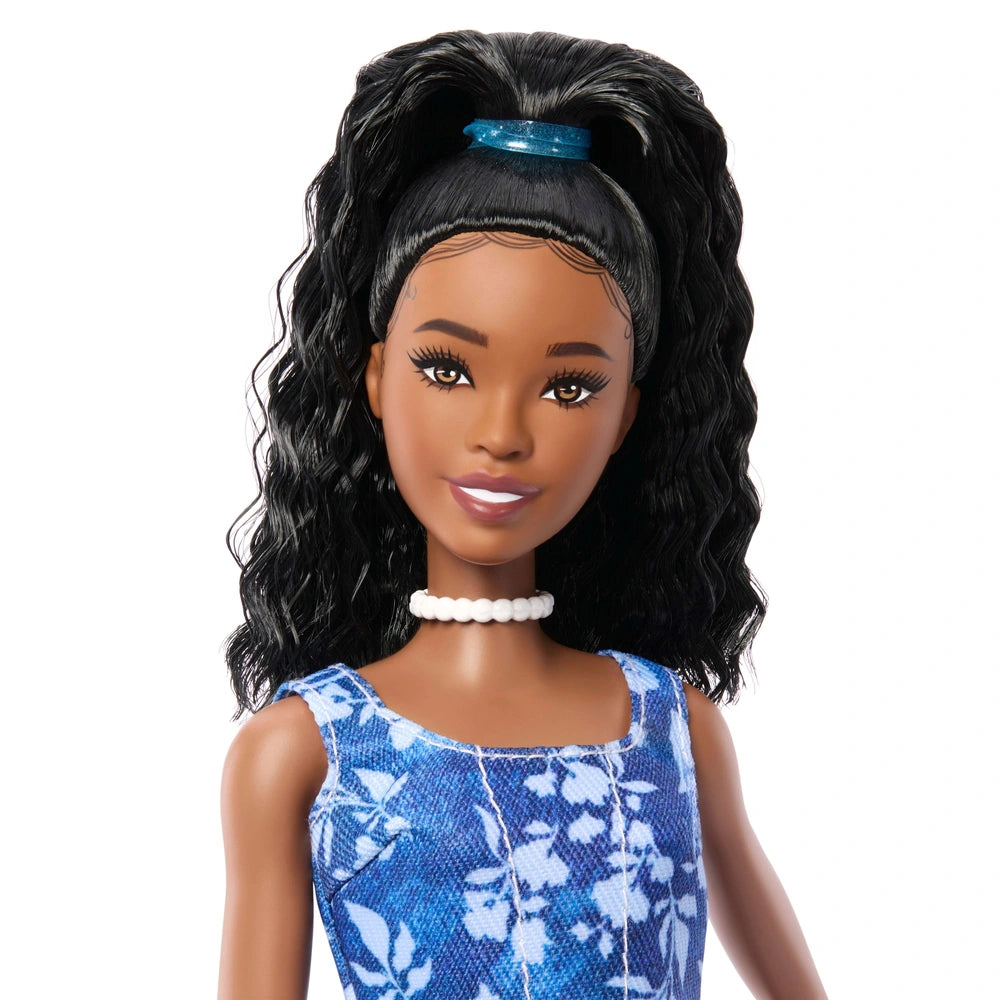 Barbie Fashionista Doll Floral Denim Barbie