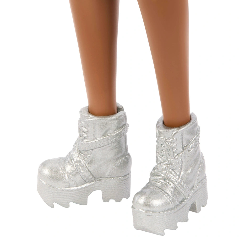 Barbie Fashionista Doll Floral Denim Barbie