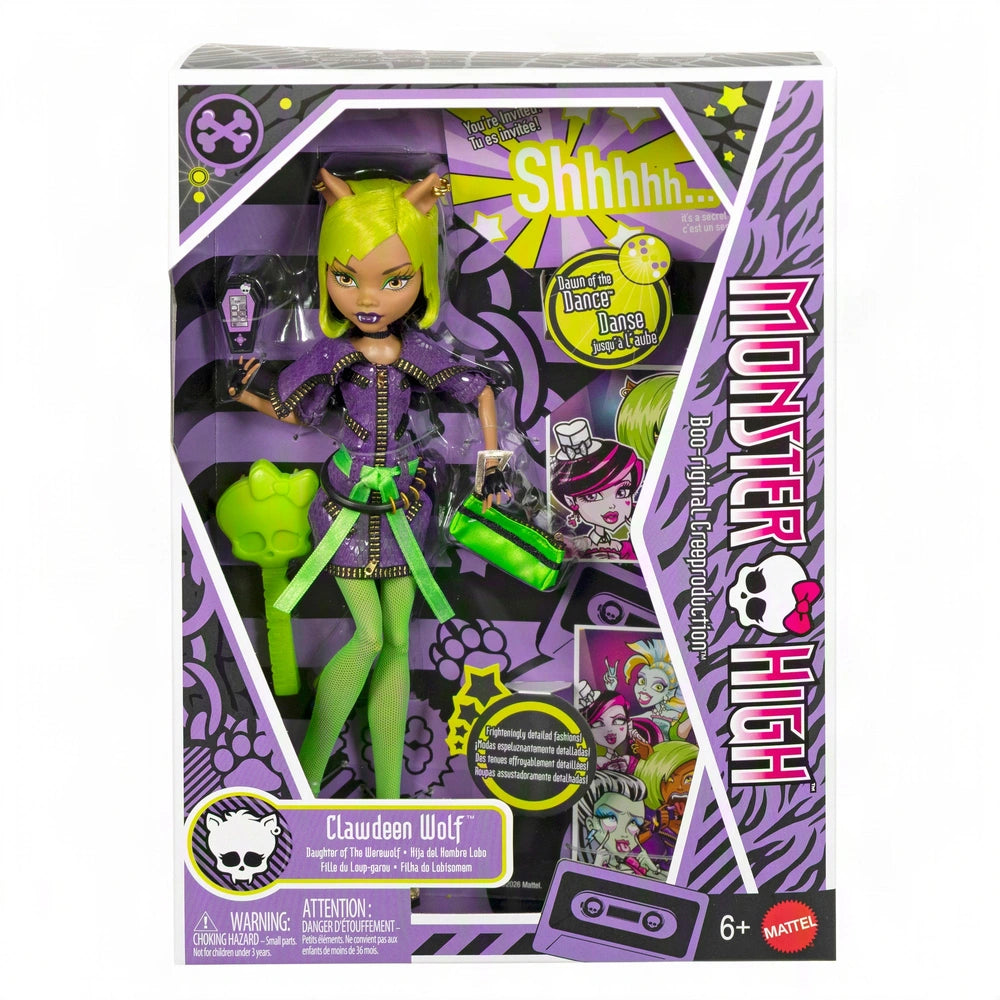 Monster High Dawn Of The Dance Clawdeen Wolf Reproduction Doll