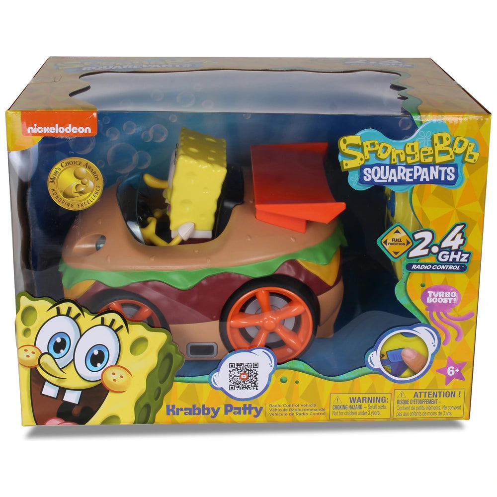 Spongebob Squarepants Remote Control Krabby Patty Car