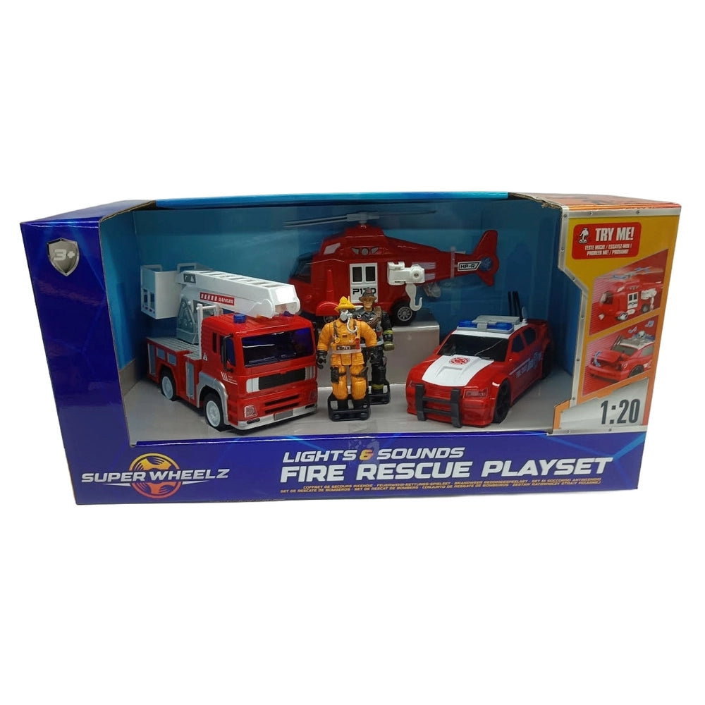 Super Wheelz Fire Resuce Set