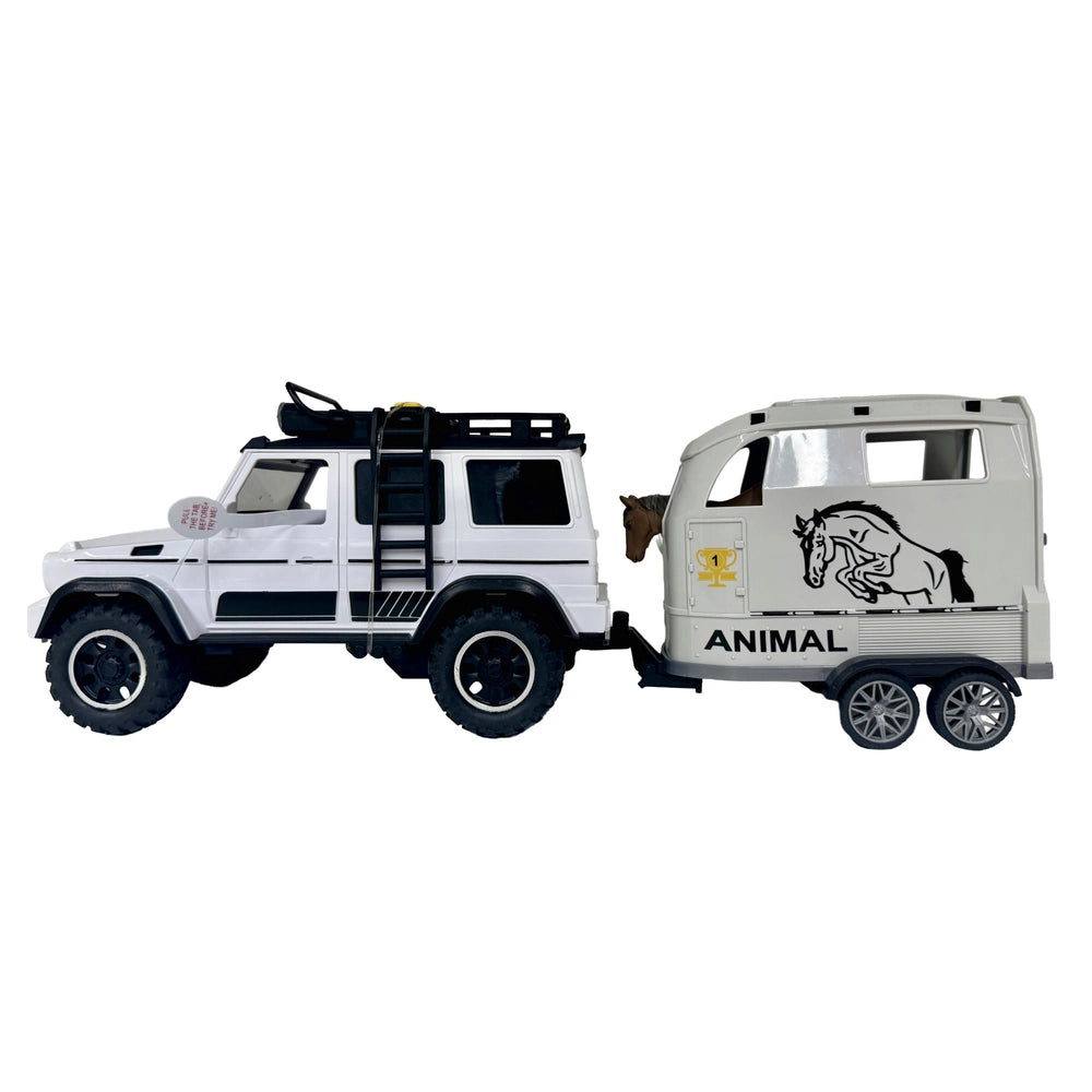 Jeep And Horse Box Playset