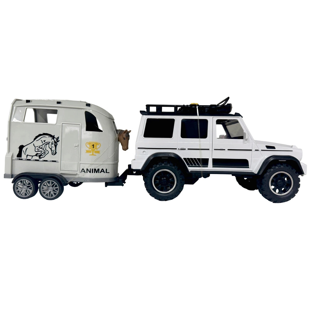 Jeep And Horse Box Playset