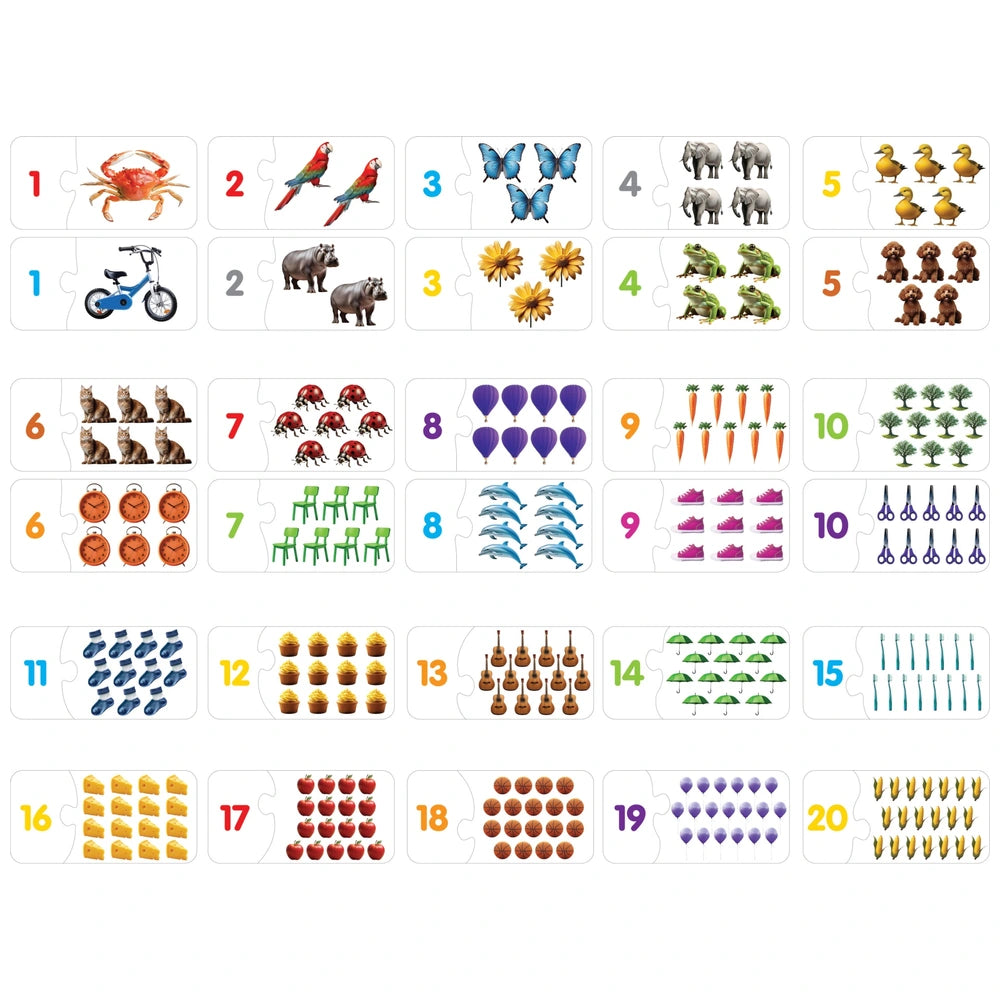 Learning Steps Counting Match Puzzle