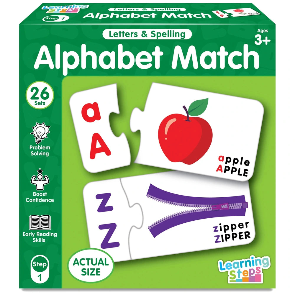 Learning Steps Alphabet Match Puzzle