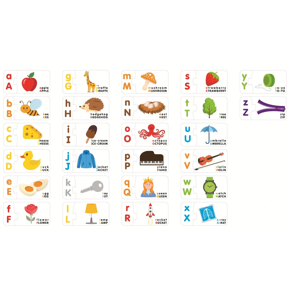 Learning Steps Alphabet Match Puzzle