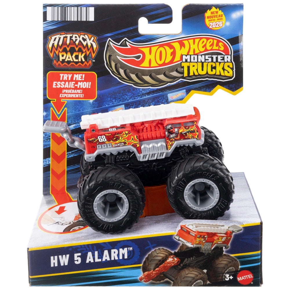 Hot Wheels Monster Trucks Mutant Chaos Attack Pack 1:64 Scale Assortment