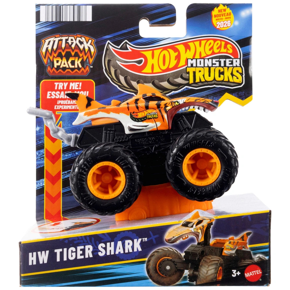 Hot Wheels Monster Trucks Mutant Chaos Attack Pack 1:64 Scale Assortment