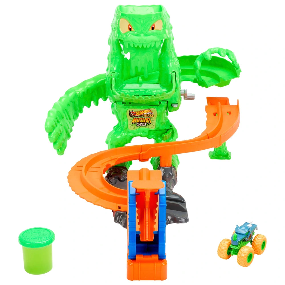 Hot Wheels Monster Trucks Mutant Chaos Monster Takedown 1:64 Scale