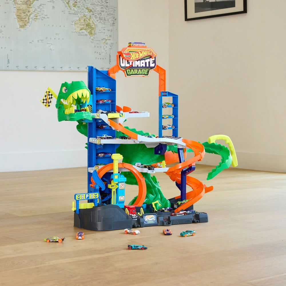 Hot Wheels City Ultimate T-Rex Garage Playset