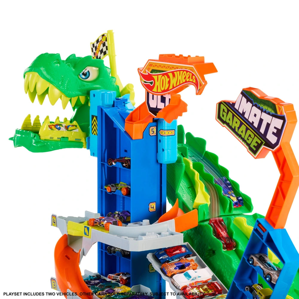 Hot Wheels City Ultimate T-Rex Garage Playset