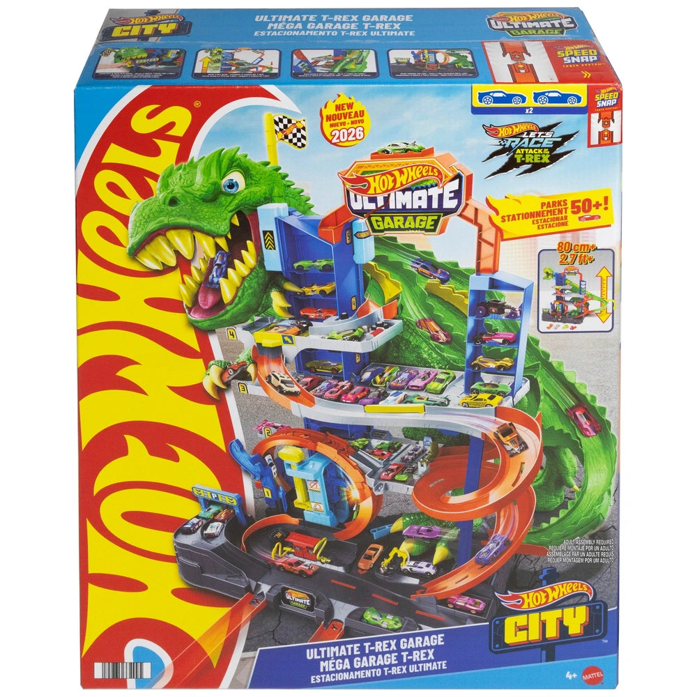 Hot Wheels City Ultimate T-Rex Garage Playset