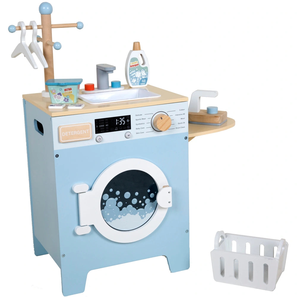 Kitchen Corner Wooden Washing Machine Set