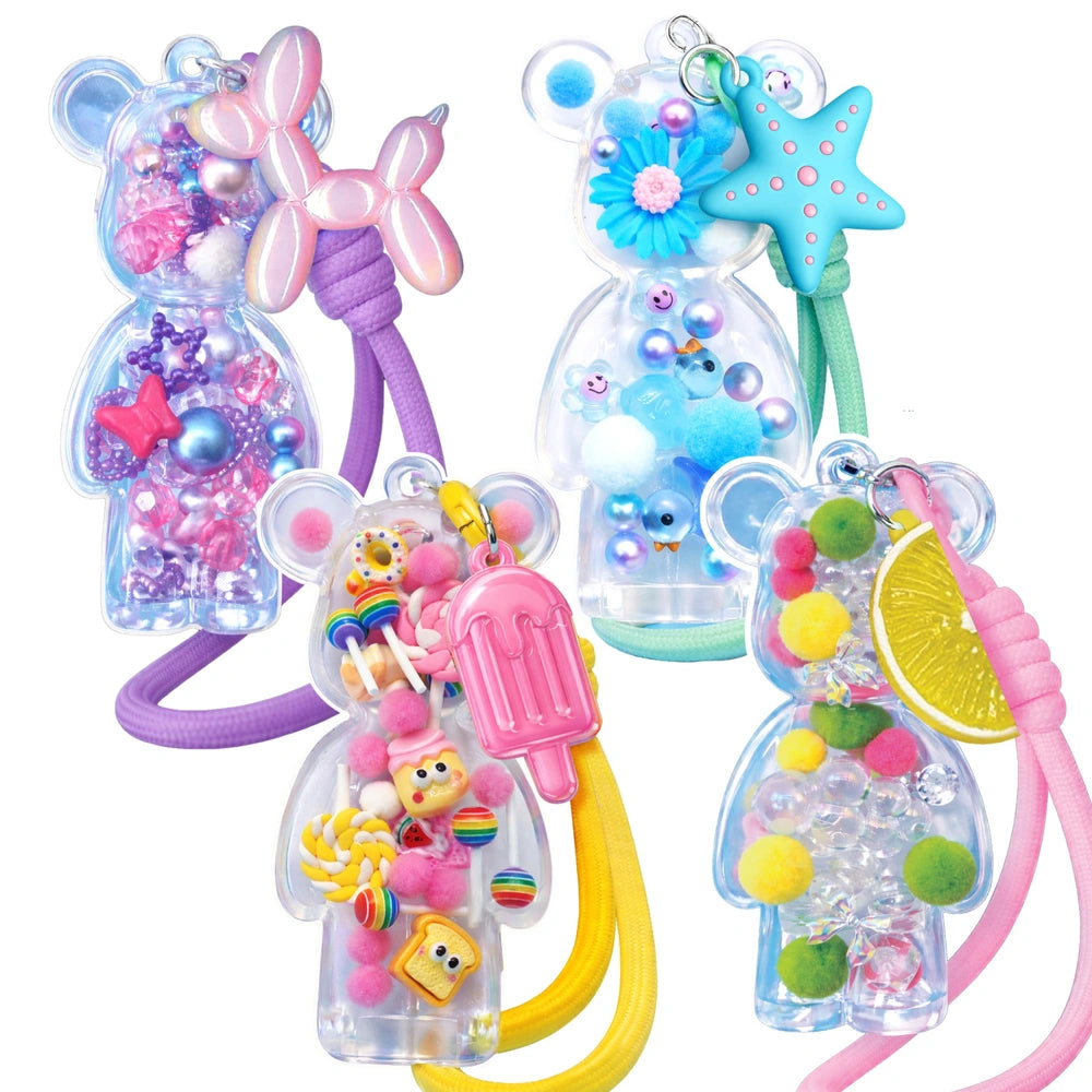 Pour Palz Fillz Mini Bear Keyrings