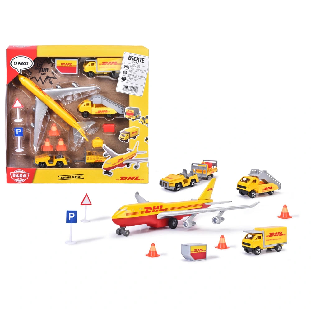 Dickie Dhl Airport 13 Piece Set
