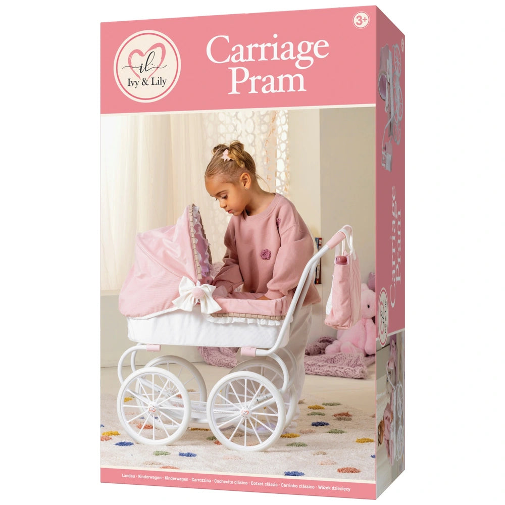 Ivy & Lily Baby Doll Carriage Pram