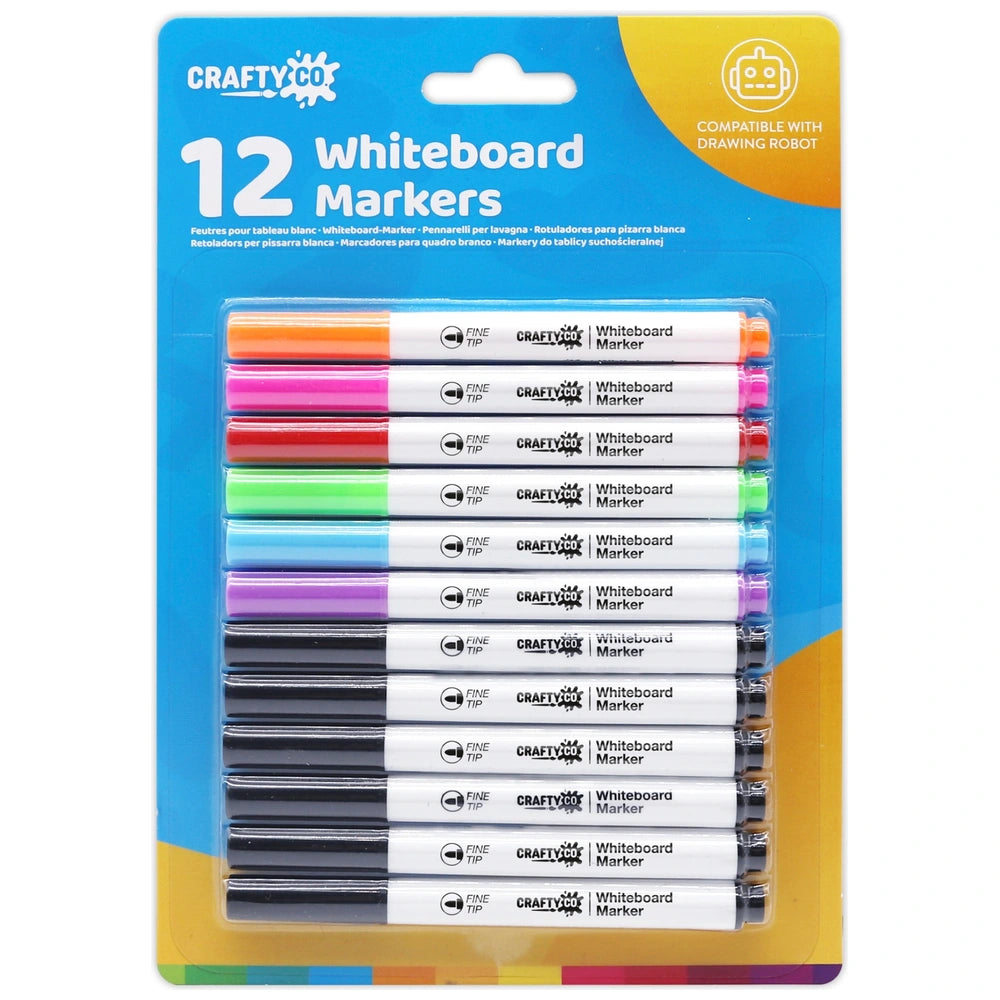 Crafty Co. Whiteboard Markers Refill 12 Pack