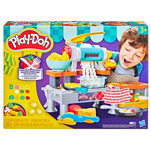 Play-Doh Super Sizzlin' Kitchen Playset Realistic Cooking Toy Sounds And 25+ Play Foods To Create