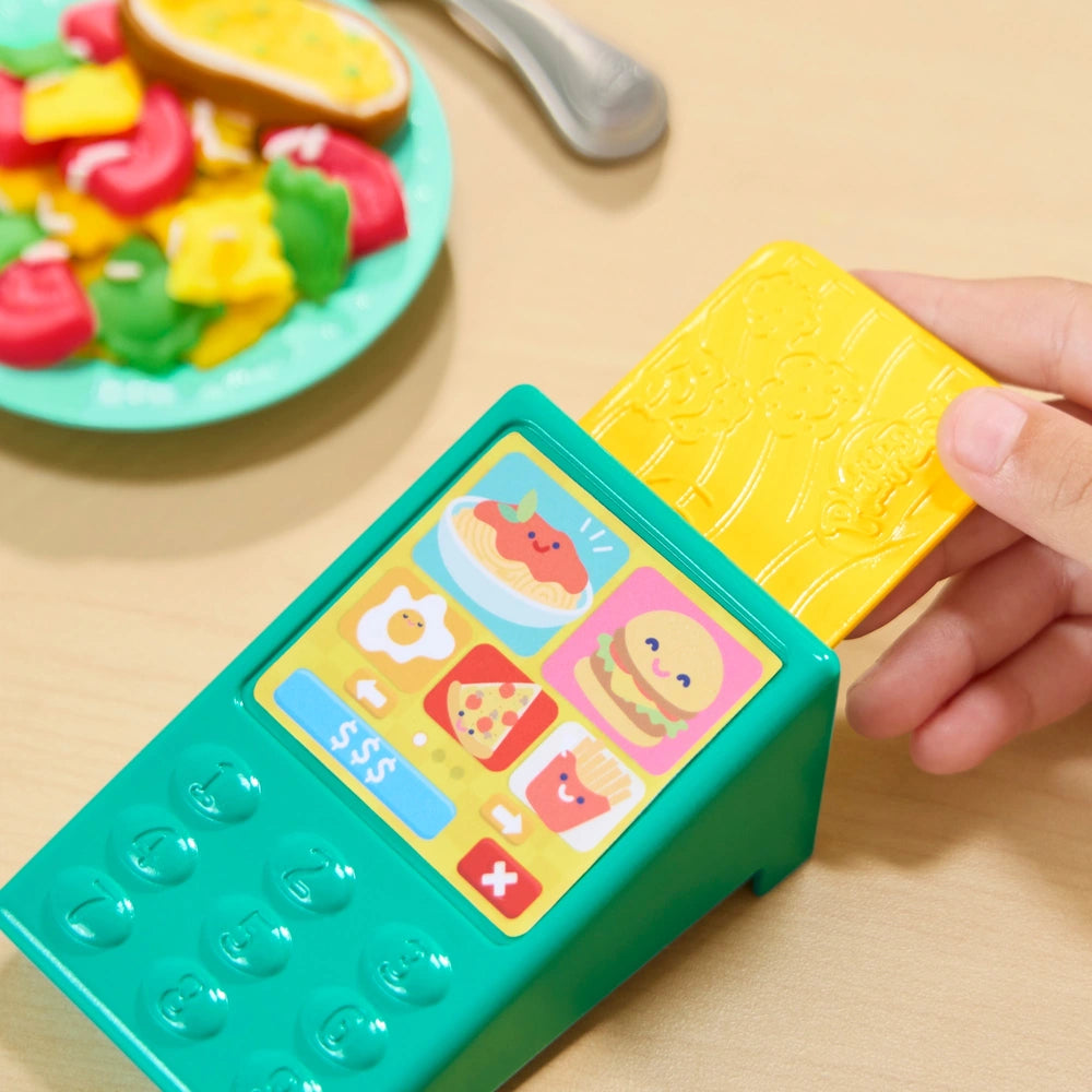 Play-Doh Super Sizzlin' Kitchen Playset Realistic Cooking Toy Sounds And 25+ Play Foods To Create