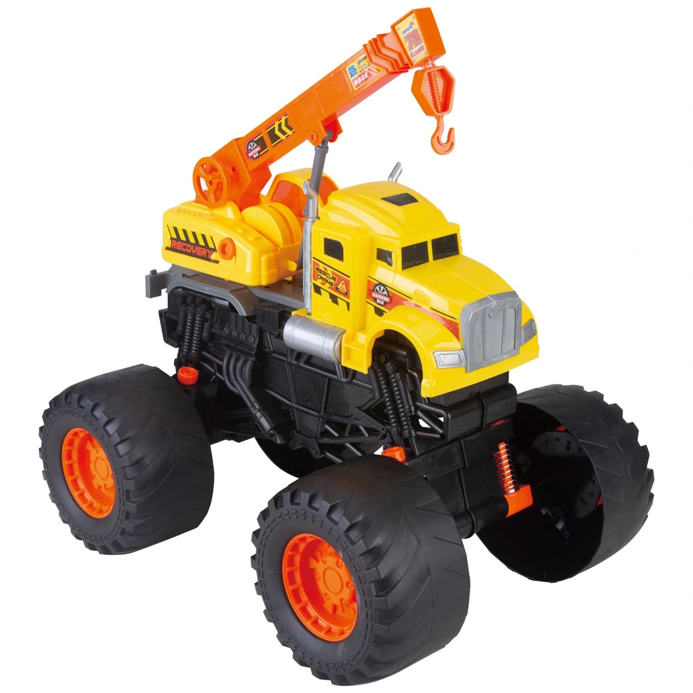 1:10 Crusher Crane Truck With Lights And Sounds
