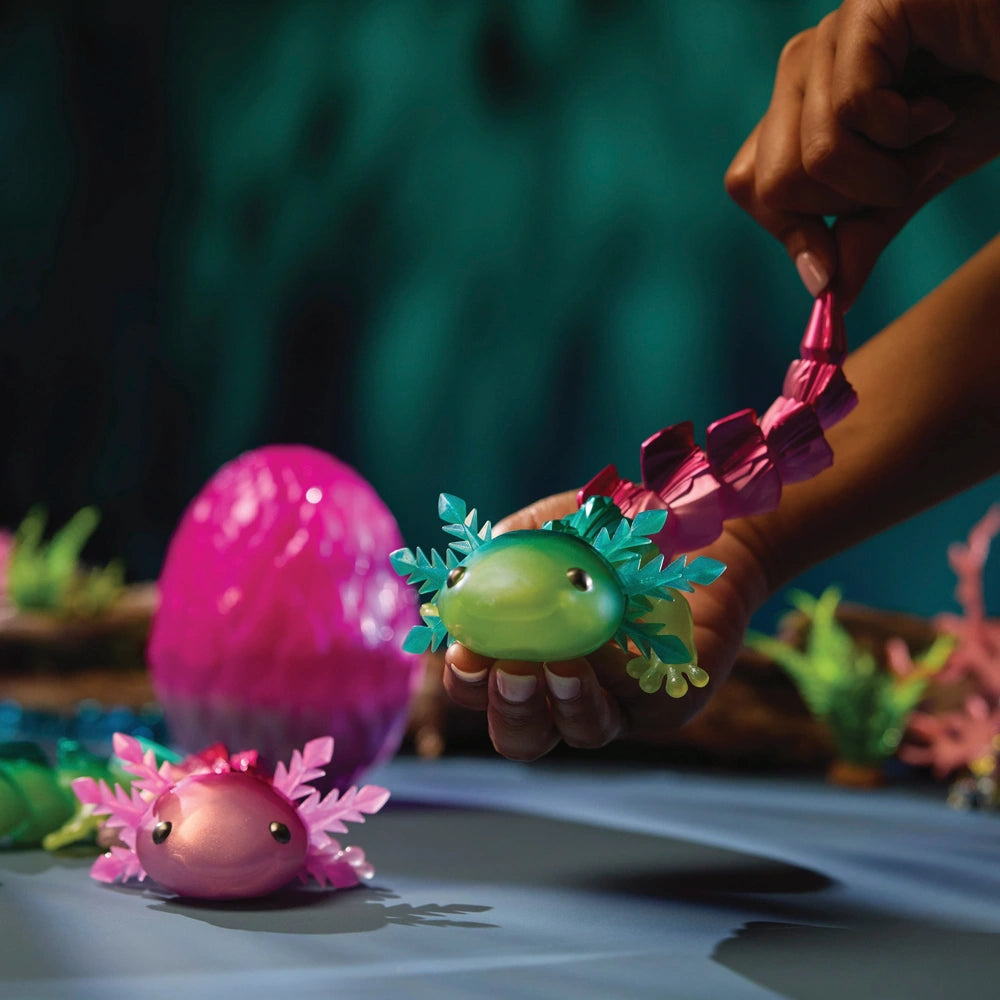 Crystalynx 22.8 Cm Articulated Axolotl Blind Box Collectible 3D Printed Animals For Kids And Adults (Styles May Vary) Fidget Toys For Home Decor Or Desk Accessories
