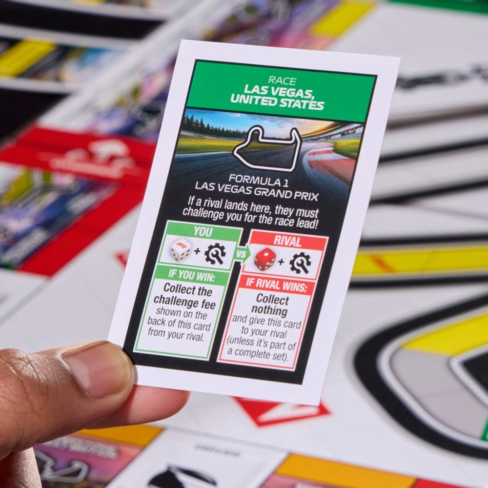 Monopoly F1 Edition Board Game