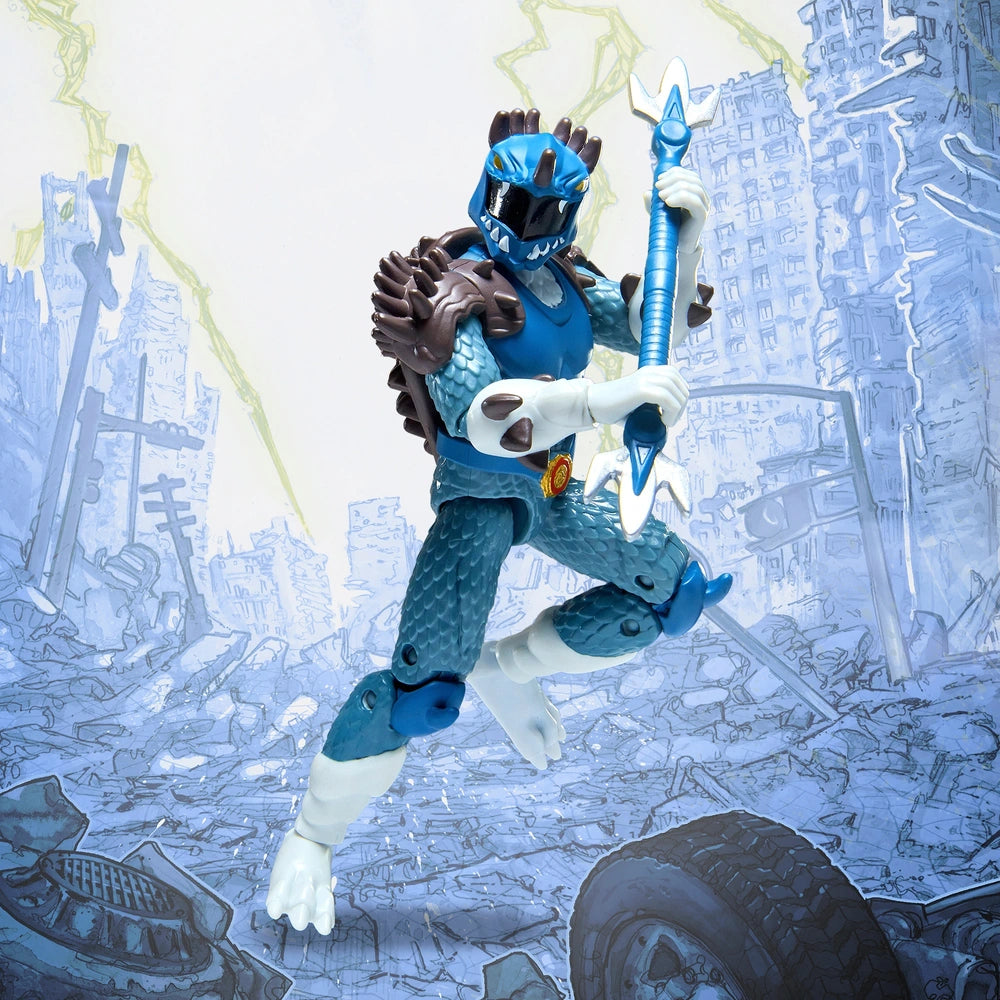 Godzilla Vs. Mighty Morphin Power Rangers Ii Action Figure Kaiju Ranger Blue Anguirus