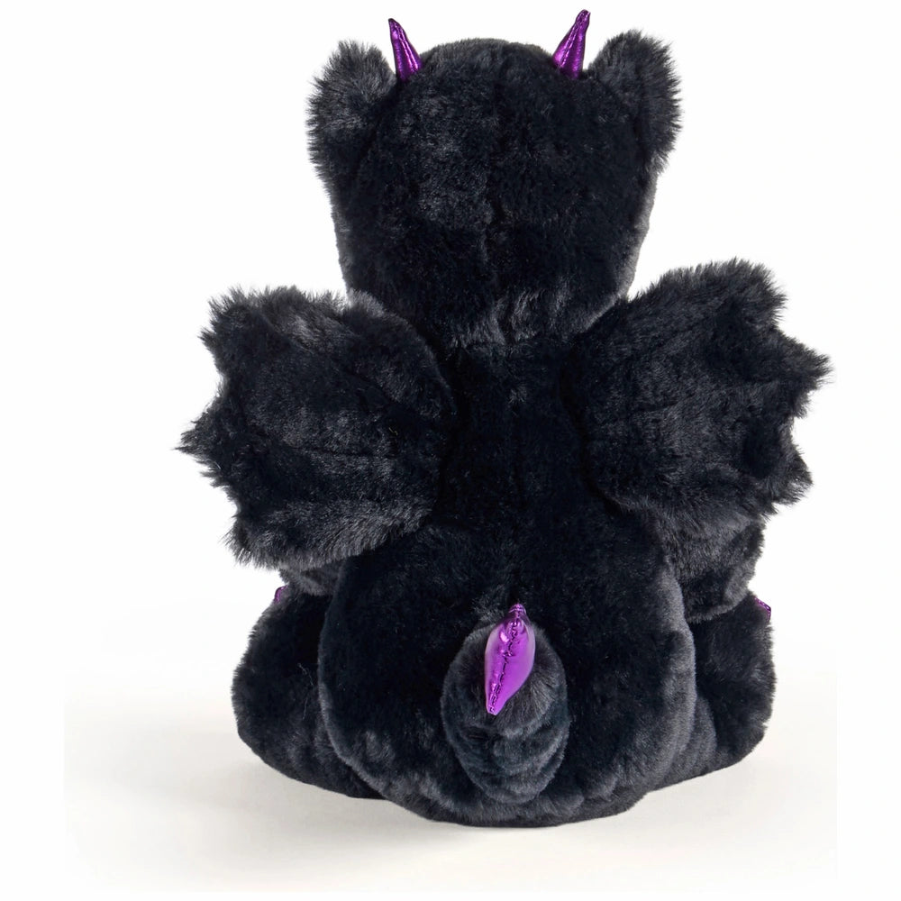 World's Softest Plush Black Dragon Soft Toy 40Cm
