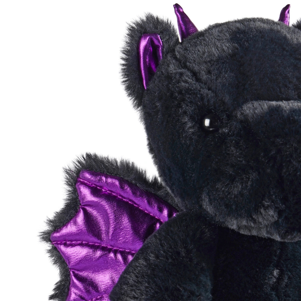 World's Softest Plush Black Dragon Soft Toy 40Cm